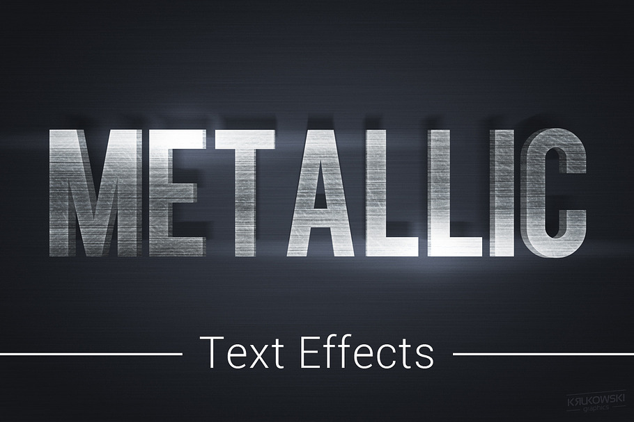 Metallic Text Effects Mockup in Photoshop Layer Styles - product preview 8
