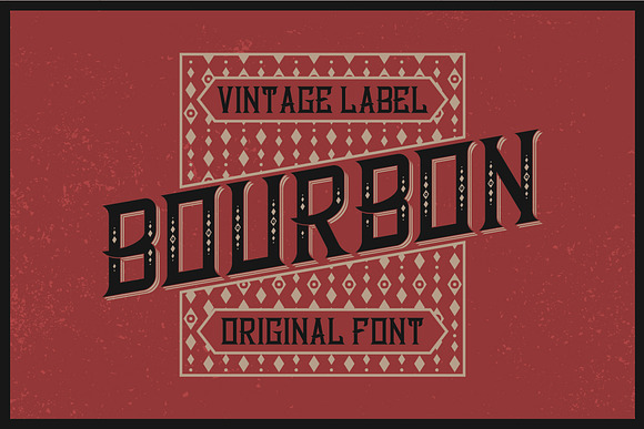 Bourbon Label typeface in Display Fonts - product preview 2