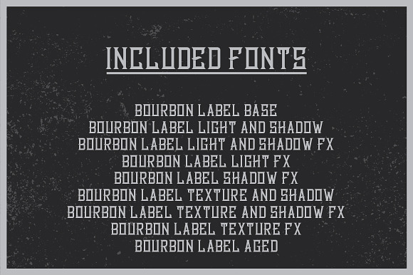 Bourbon Label typeface in Display Fonts - product preview 5
