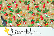 X-mas and New Year background -2