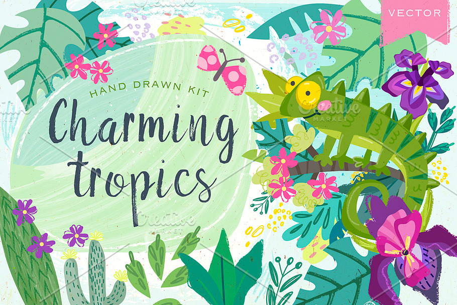 Charming Tropics. in Illustrations - product preview 8