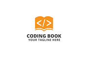 Coding Book Logo Template