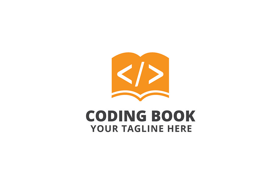 Coding Book Logo Template in Logo Templates - product preview 8