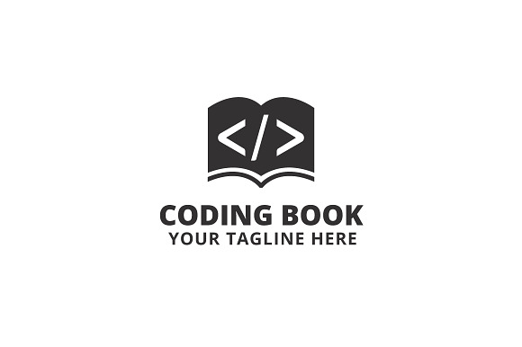 Coding Book Logo Template in Logo Templates - product preview 1