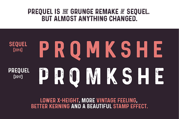 Prequel - The vintage Sequel in Vintage Fonts - product preview 5