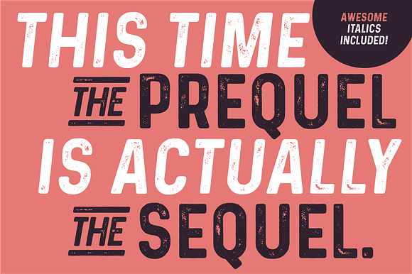 Prequel - The vintage Sequel in Vintage Fonts - product preview 6