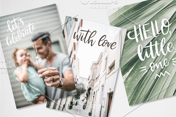 Family Lettering Pack in Instagram Templates - product preview 3