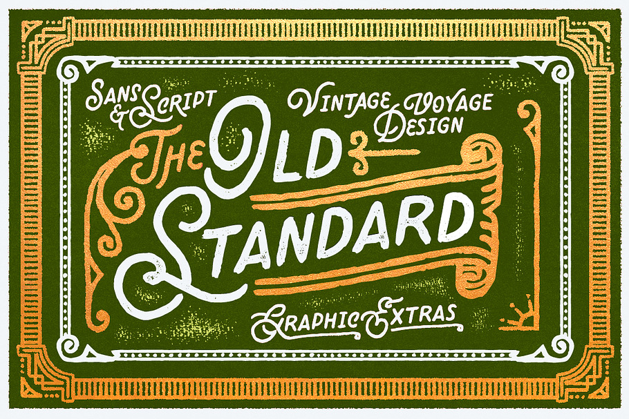 Old Standard • Sans & Script in Display Fonts - product preview 8