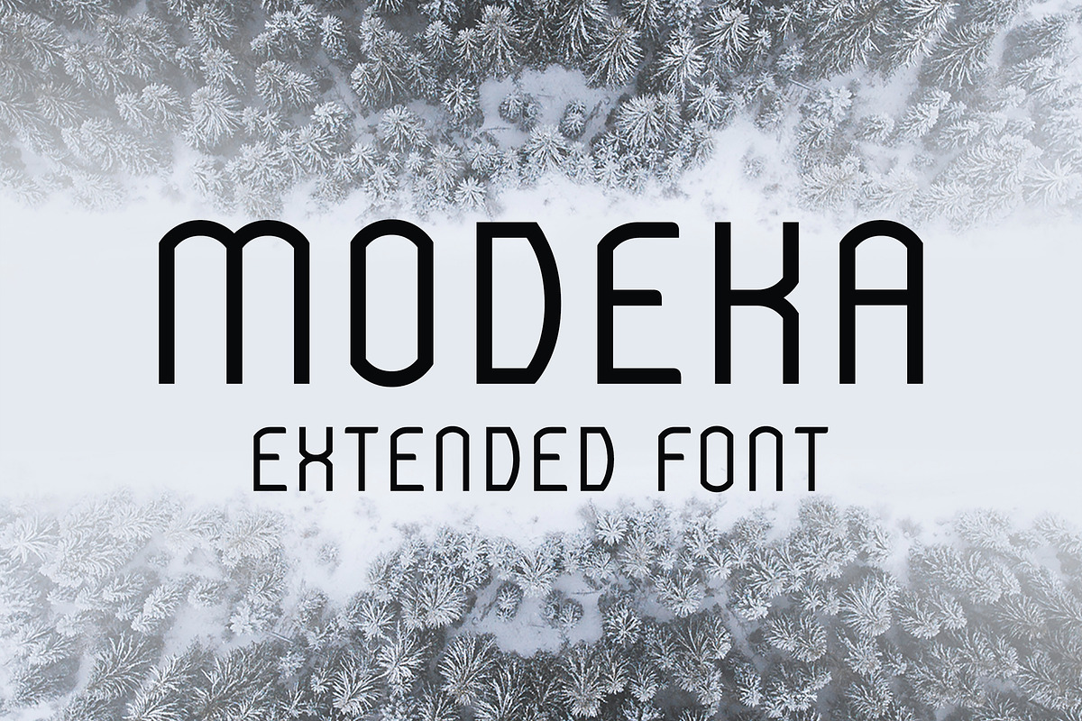 Modeka Extended Font in Display Fonts - product preview 8
