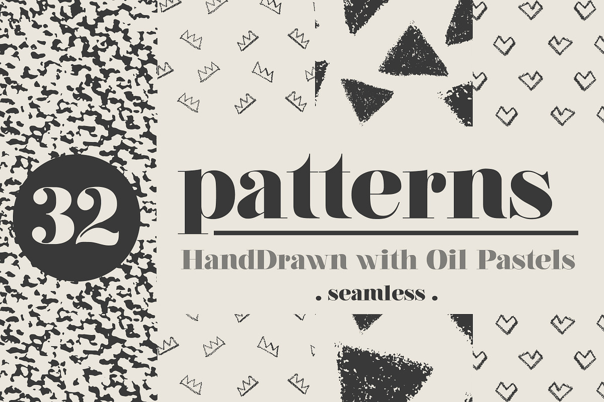 Hand Drawn Seamless Vector Patterns in Patterns - product preview 8