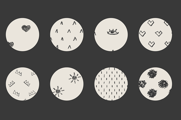 Hand Drawn Seamless Vector Patterns in Patterns - product preview 2