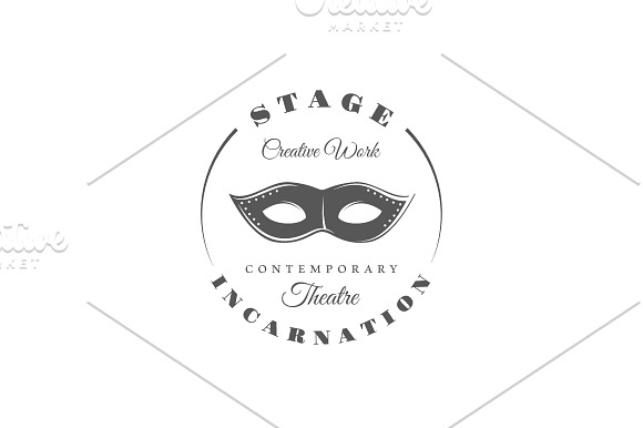 9 Theatre logos templates Vol.2 in Logo Templates - product preview 4