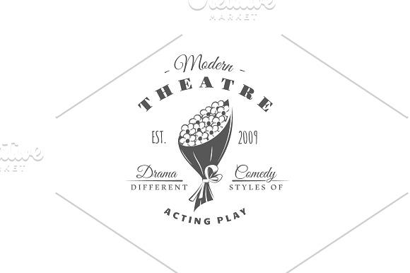 9 Theatre logos templates Vol.2 in Logo Templates - product preview 6