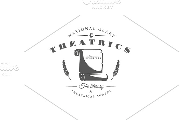 9 Theatre logos templates Vol.2 in Logo Templates - product preview 10