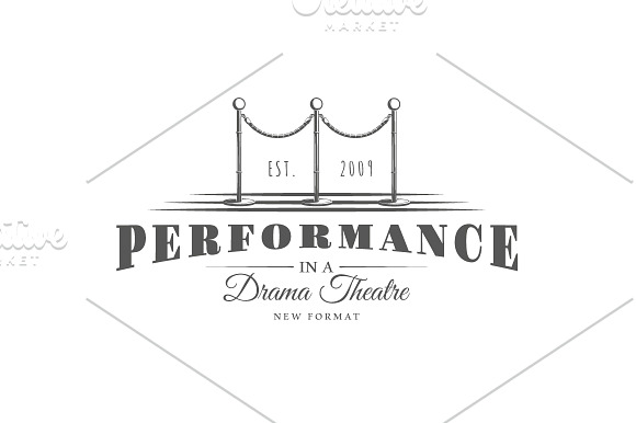9 Theatre logos templates Vol.3 in Logo Templates - product preview 5