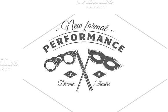 9 Theatre logos templates Vol.3 in Logo Templates - product preview 6