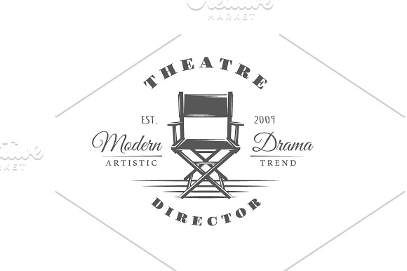 9 Theatre logos templates Vol.3 in Logo Templates - product preview 7
