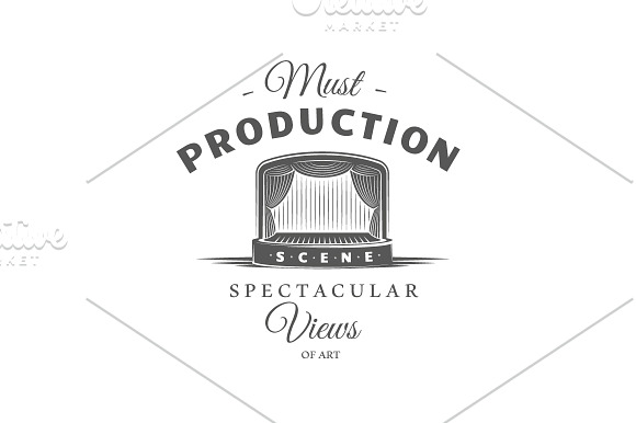 9 Theatre logos templates Vol.3 in Logo Templates - product preview 8