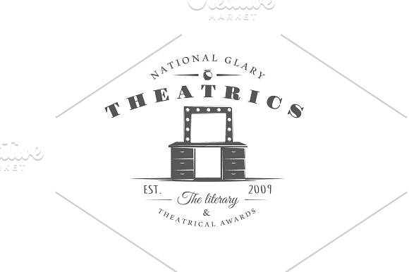 9 Theatre logos templates Vol.3 in Logo Templates - product preview 10