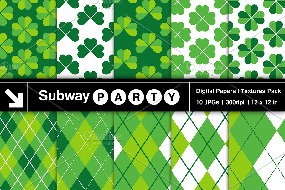 St Patrick's Argyle & Clovers Papers in Patterns - product preview 8