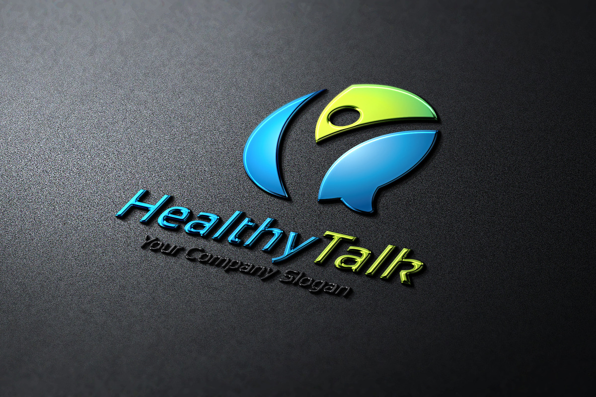 Healthy Talk in Logo Templates - product preview 8