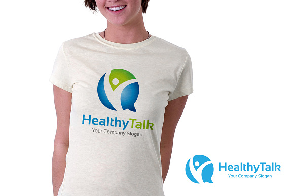 Healthy Talk in Logo Templates - product preview 2