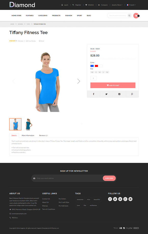 Diamond Store Magento1 & 2 Theme in Magento Themes - product preview 2