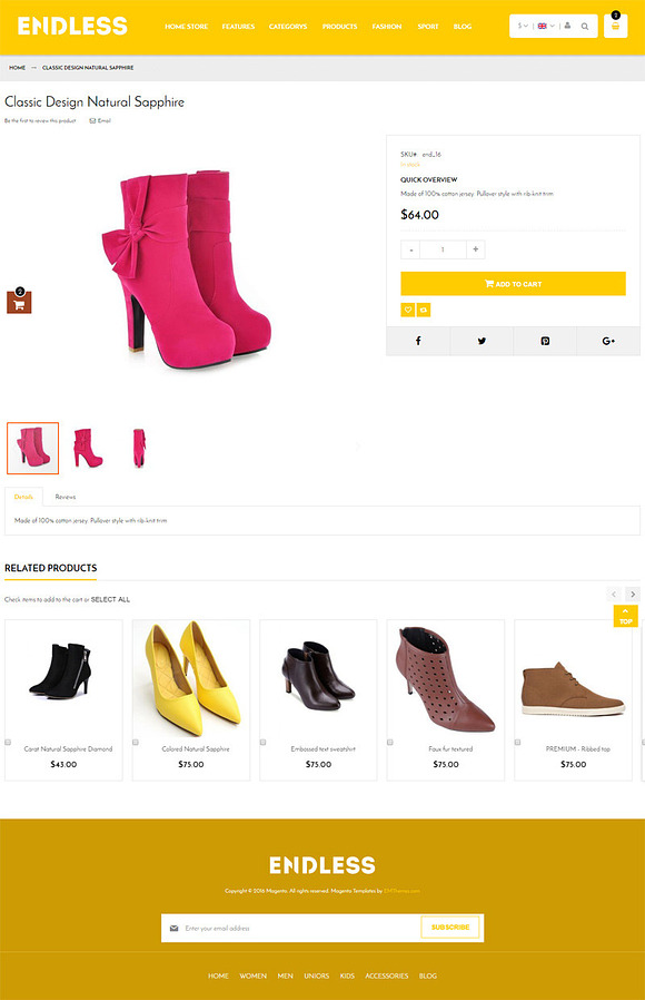 Fashion Magento 1 & 2 Theme in Magento Themes - product preview 1