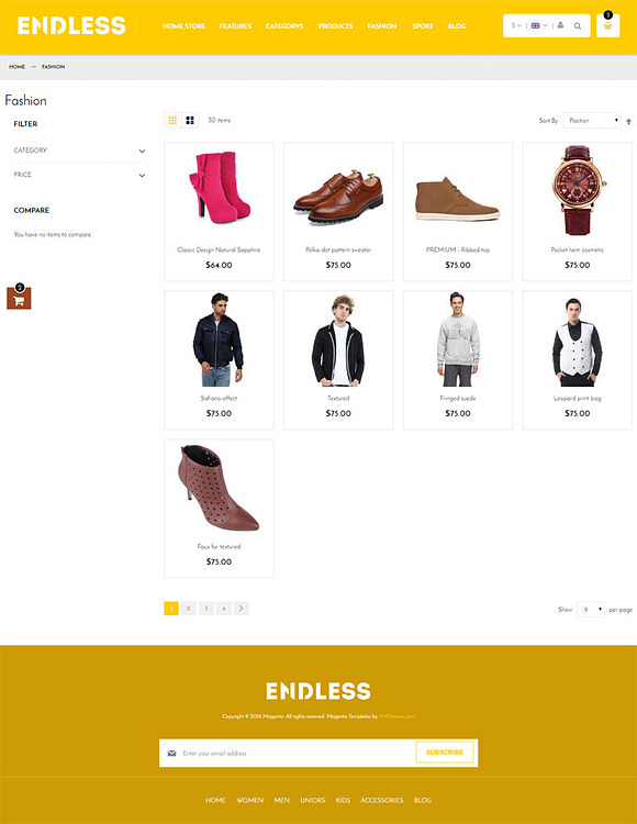 Fashion Magento 1 & 2 Theme in Magento Themes - product preview 3