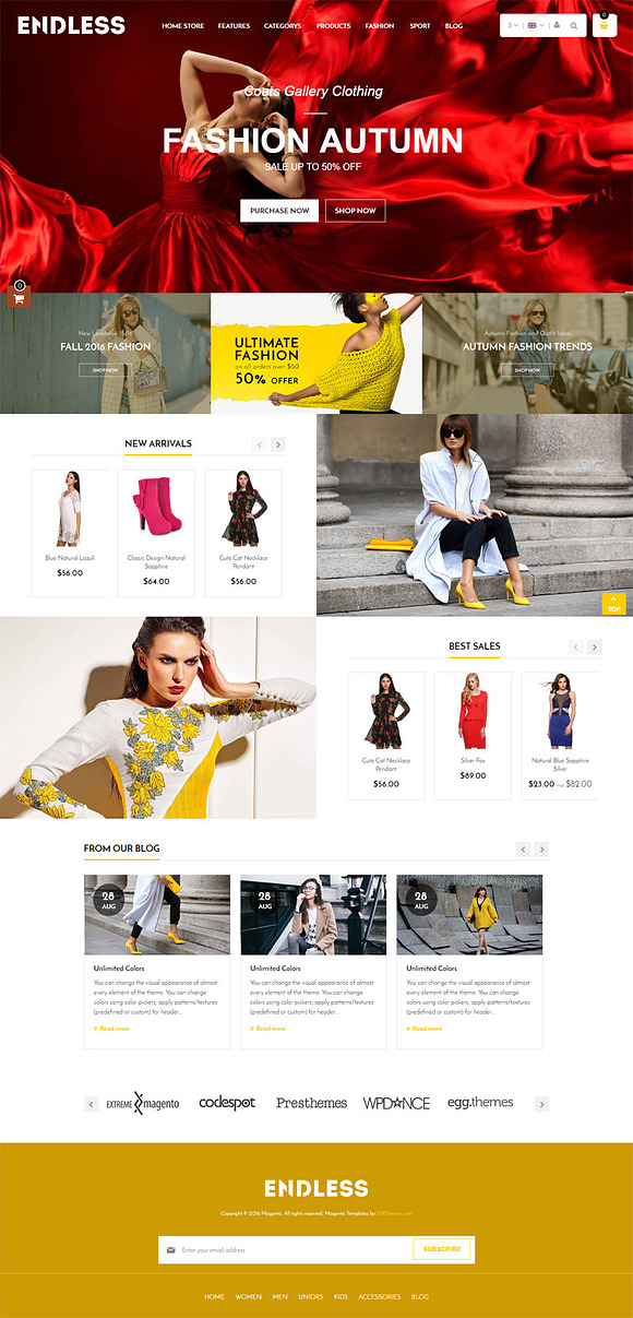 Fashion Magento 1 & 2 Theme in Magento Themes - product preview 5