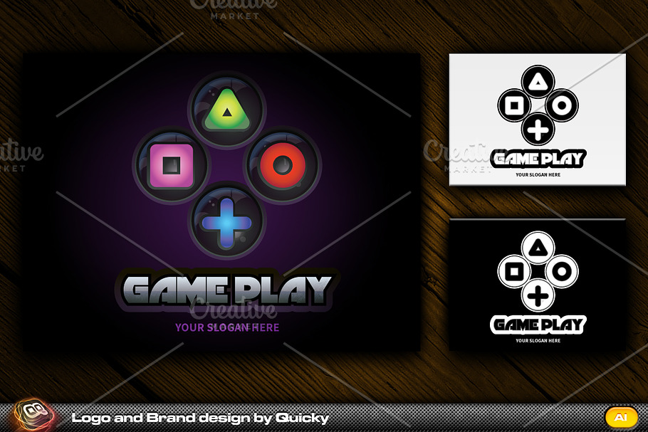Game Play in Logo Templates - product preview 8