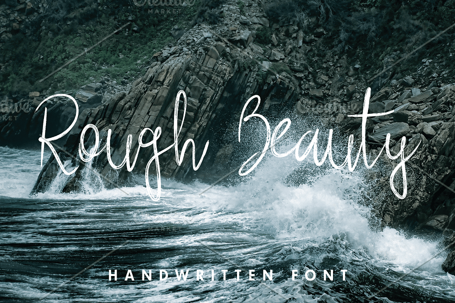 Rough Beauty Script in Script Fonts - product preview 8