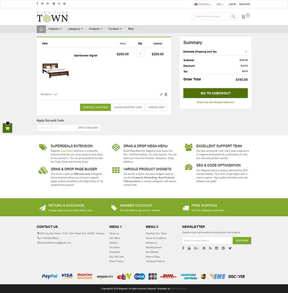 Furniture Store Magento 1 & 2 Theme in Magento Themes - product preview 3
