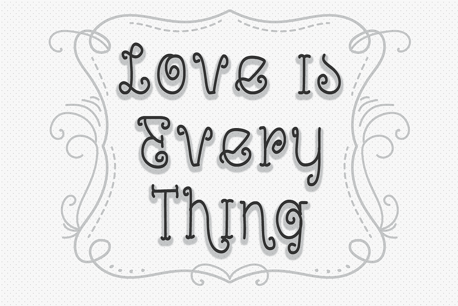 Love is Everything in Fonts - product preview 8