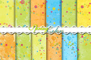 Spring Colors Pattern Papers