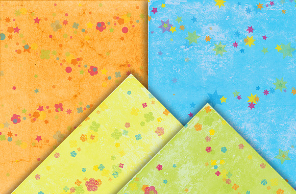 Spring Colors Pattern Papers in Patterns - product preview 3