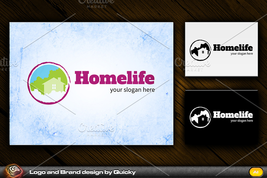 Home Life in Logo Templates - product preview 8