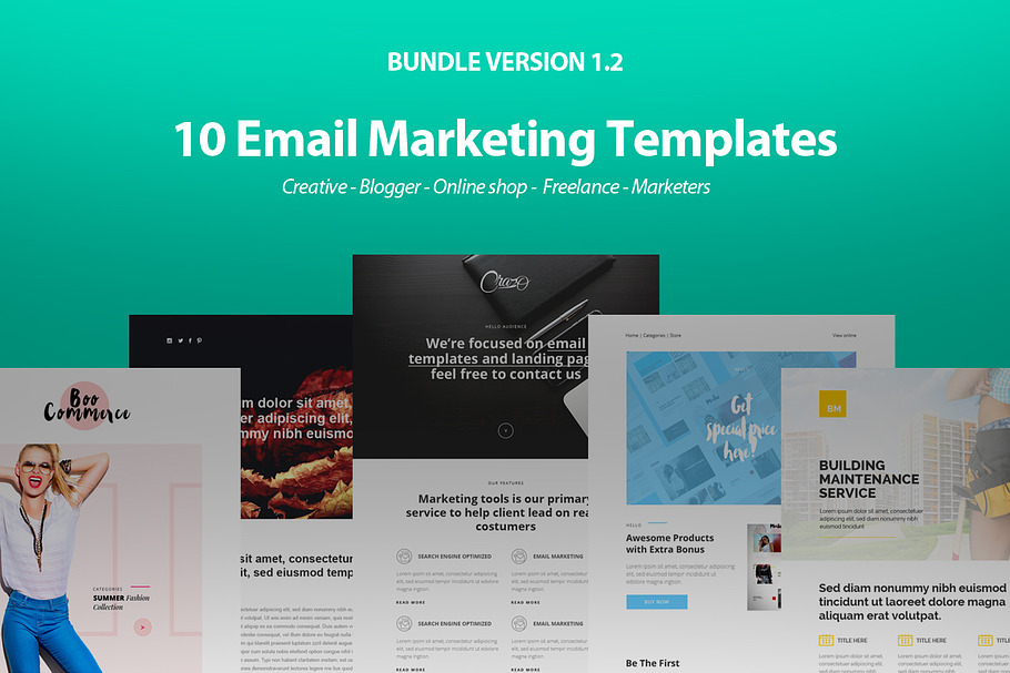 E-Newsletter Bundle ++ in Mailchimp Templates - product preview 8