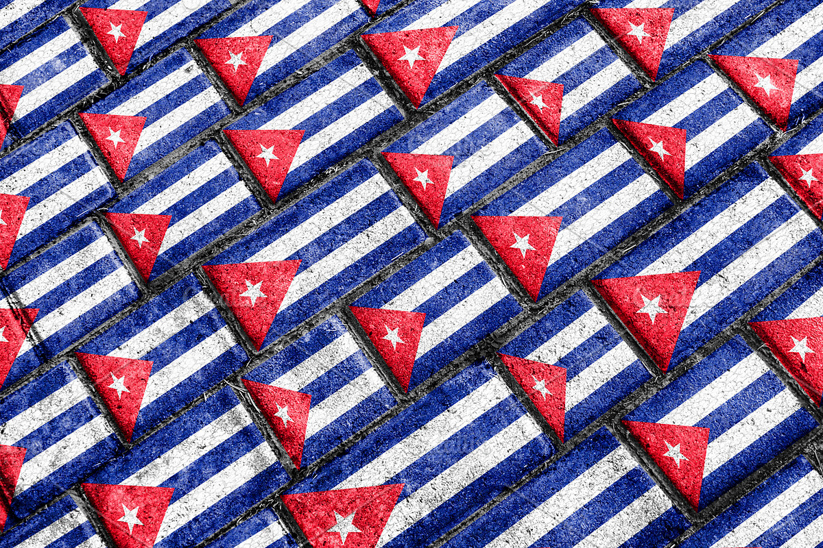 Cuba Flag Urban Grunge Pattern in Patterns - product preview 8