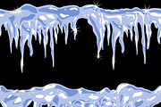 icicles seamless patterns