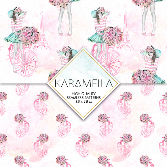 Hello Spring Seamless Patterns in Patterns - product preview 8