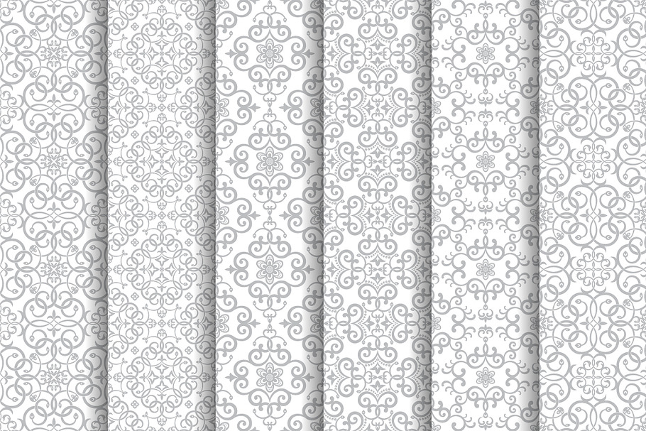 Vintage Arabic seamless patterns  in Patterns - product preview 8