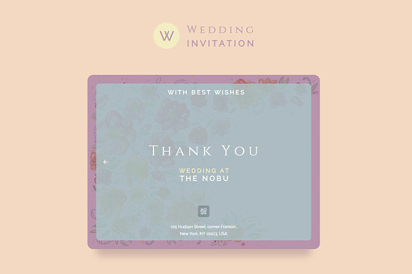 Wedding invitation web / mobile in Wedding Templates - product preview 5