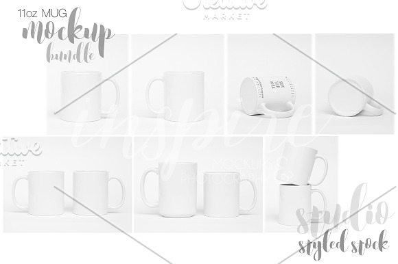 11oz Ceramic Mug Starting Kit Bundle in Product Mockups - product preview 1