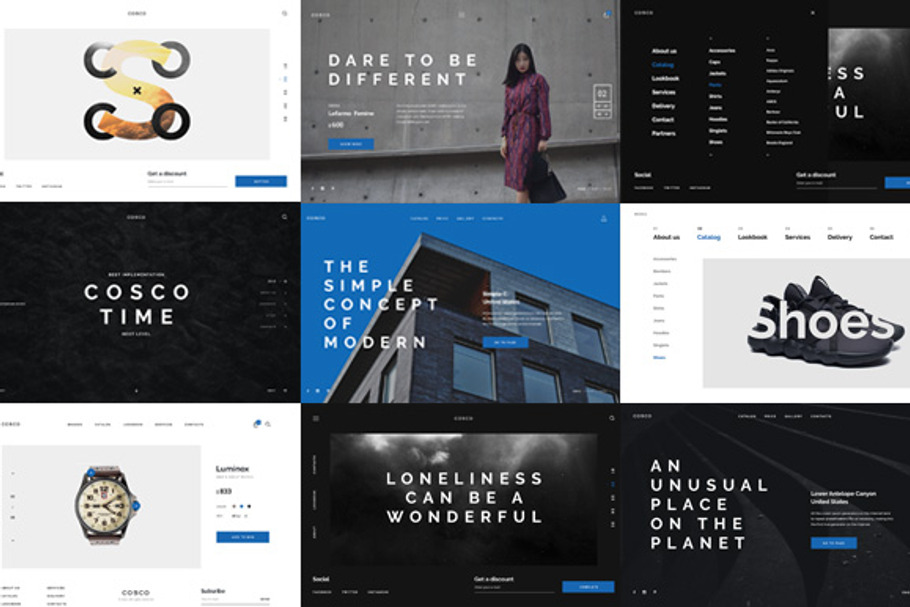 Cosco Ui Kit in UI Kits and Libraries - product preview 8