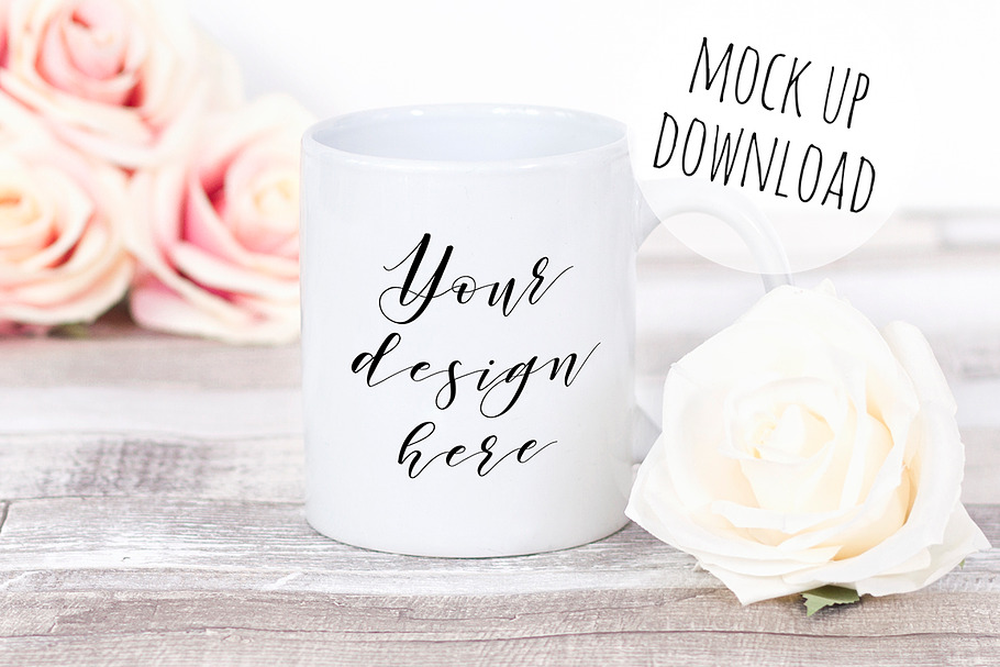 Pretty Mug Mockup Styled Photograph in Product Mockups - product preview 8