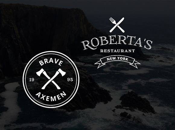 5 Vintage Logos in Logo Templates - product preview 2