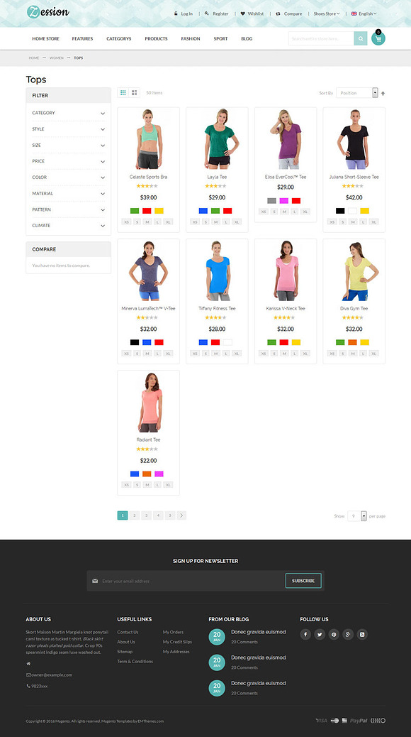  Shoes Store Magento 1 & 2 Theme in Magento Themes - product preview 3
