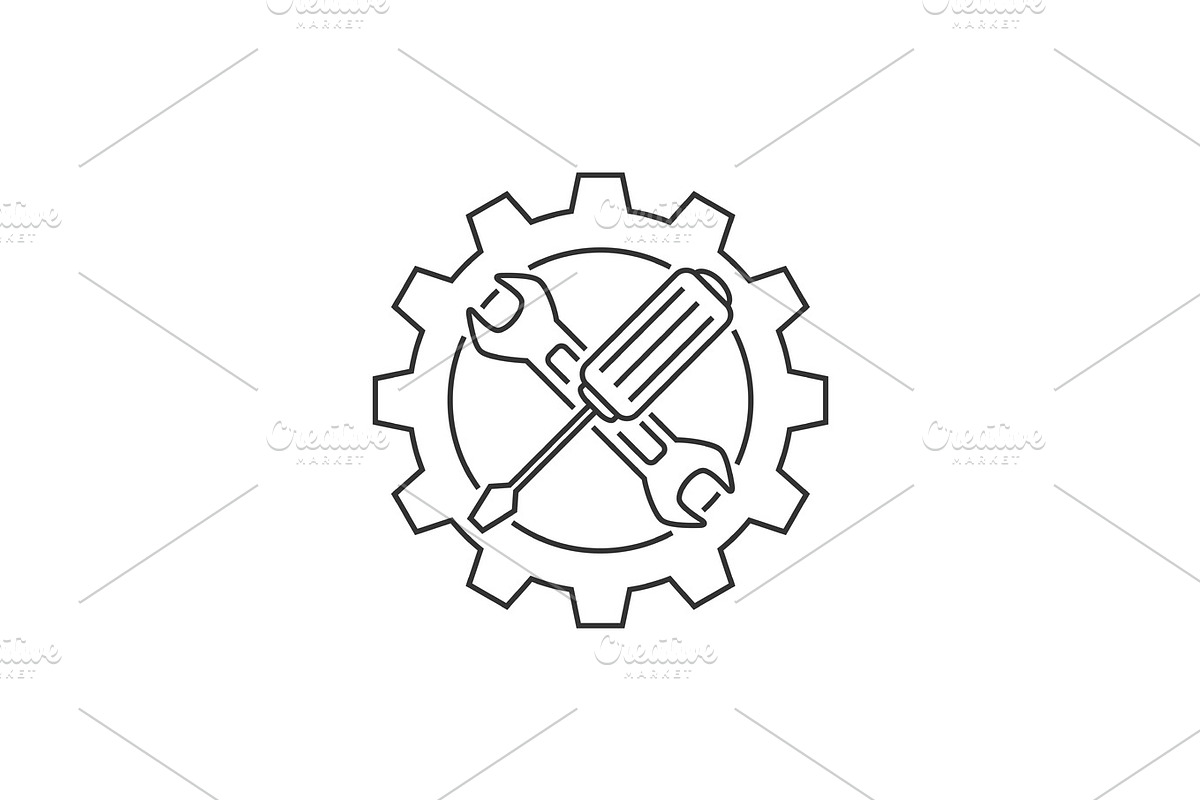 Technical support line icon in Illustrations - product preview 8