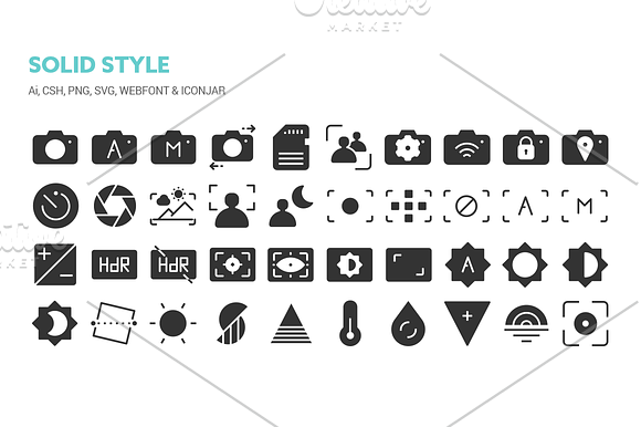 Photography and Video Icons in Icons - product preview 2